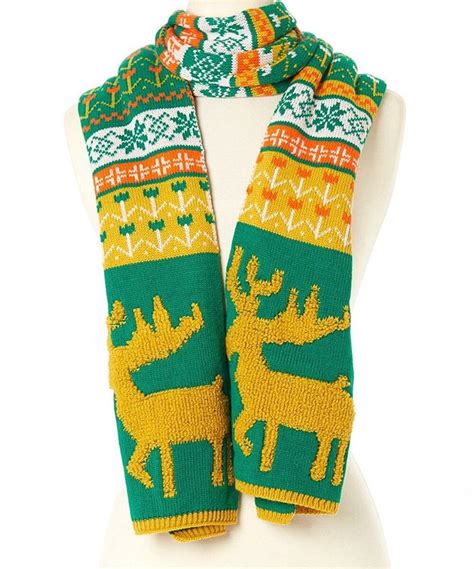 gucci reindeer scarf